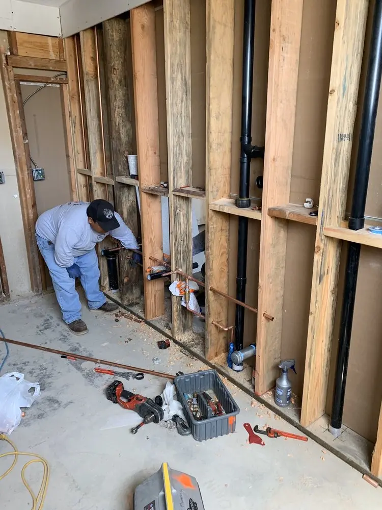 Commercial rough-in plumbing for Gas Line Repair in Mooresville